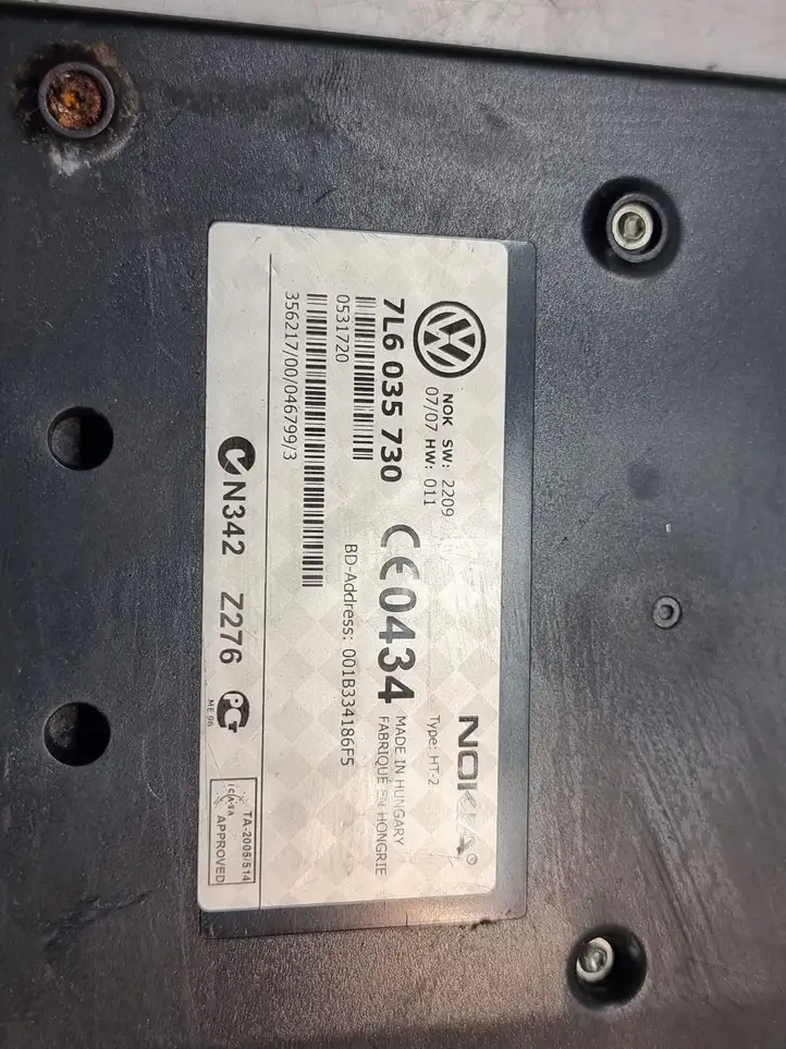 Volkswagen PASSAT B6 (2005 - 2010) 7L6035730 Bluetooth модуль — фото 4
