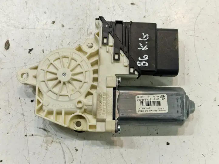 Volkswagen PASSAT B6 (2005 - 2010) 1K0959703P Стеклоподъемник задней двери — фото 1
