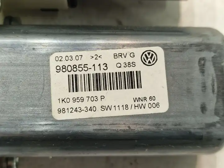 Volkswagen PASSAT B6 (2005 - 2010) 1K0959703P Стеклоподъемник задней двери — фото 4
