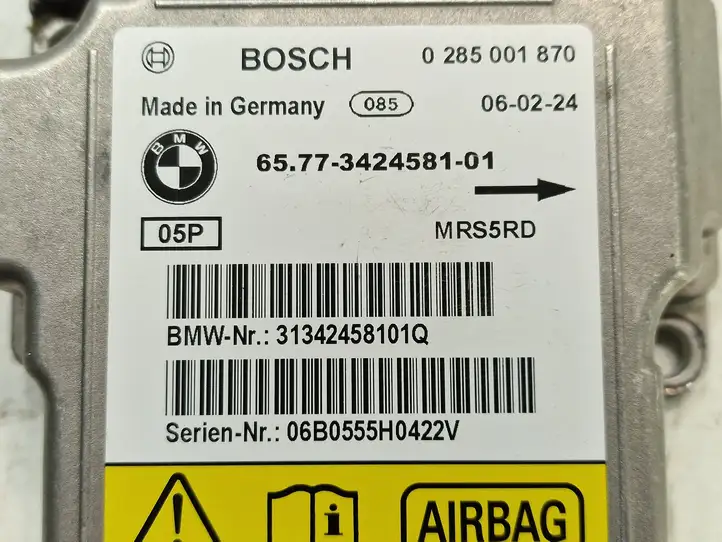 BMW X3 E83 (2003 - 2010) 6577342458101 Блок управления SRS — фото 4