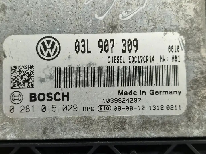 Volkswagen PASSAT CC (2008 - 2012) 03L907309 Блок управления двигателем (ЭБУ) — фото 5