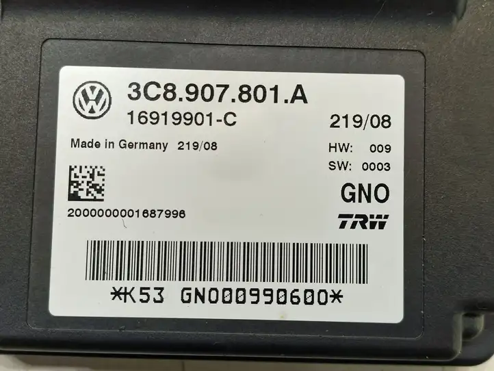 Volkswagen PASSAT CC (2008 - 2012) 3C8907801A Блок управления стояночным тормозом — фото 5