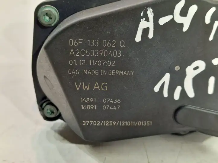 Audi A4 S4 B8 8K (2011 - 2015) 06F133062Q Дроссельная заслонка — фото 3