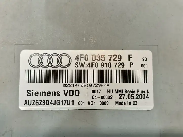 Audi A6 S6 C6 4F (2004 - 2008) 4F0035729F CD/DVD чейнджер — фото 6