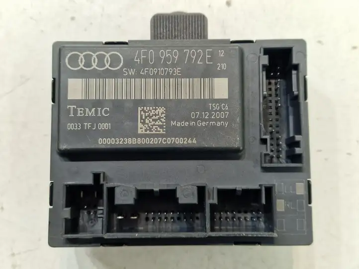 Audi A6 S6 C6 4F (2004 - 2008) 4F0959792E Блок управления дверью — фото 3