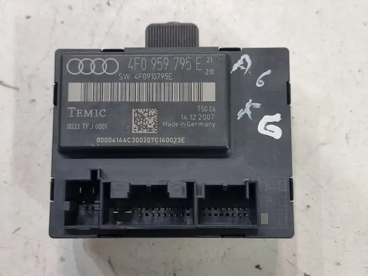 Audi A6 S6 C6 4F (2004 - 2008) 4F0959795E Блок управления дверью — фото 1