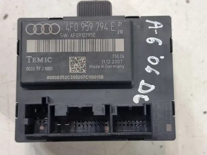Audi A6 S6 C6 4F (2004 - 2008) 4F0959794E Блок управления дверью — фото 1