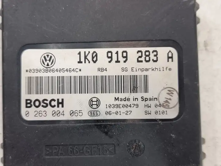 Volkswagen Golf V (2003 - 2009) 1K0919283A Блок управления парктрониками — фото 3