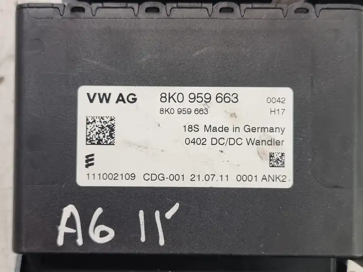 Audi A6 C7 (2011 - 2014) 8K0959663 Преобразователь напряжения — фото 4