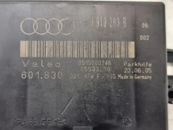 Audi A6 S6 C6 4F (2004 - 2008) 4F0919283B Блок управления парктрониками — фото 5