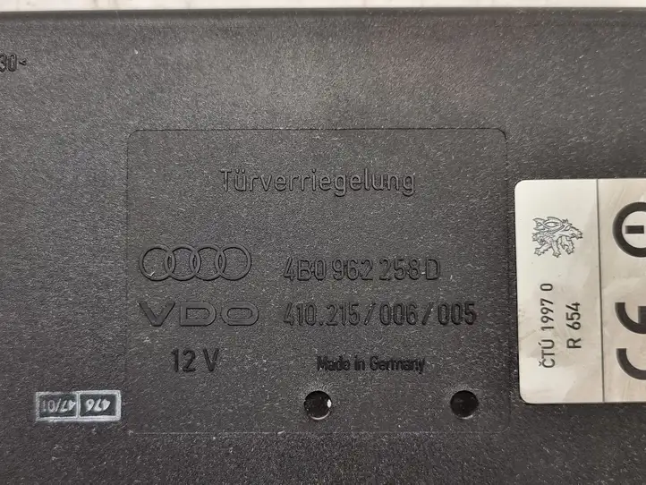 Audi A6 S6 C5 4B (2001 - 2004) 4B0962258D Модуль комфорта — фото 6