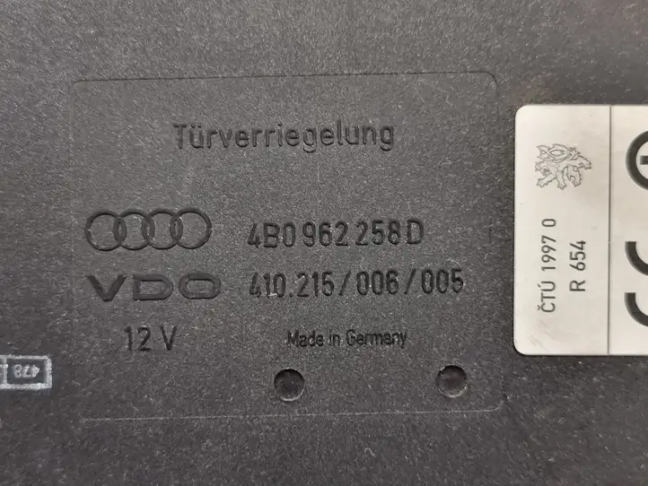 Audi A6 S6 C5 4B (2001 - 2004) 4B0962258D Модуль комфорта — фото 6