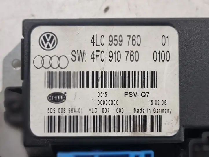 Audi Q7 4L (2005 - 2009) 4L0959760 Блок управления сиденьем — фото 2