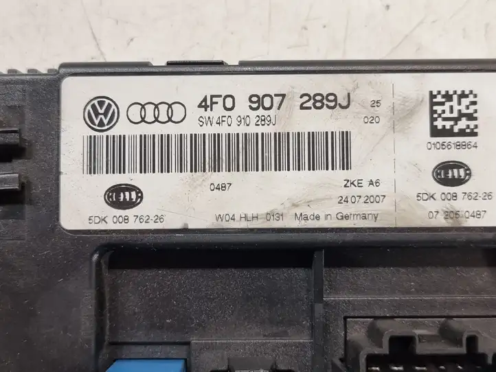 Audi A6 S6 C6 4F (2008 - 2011) 4F0907289J Модуль комфорта — фото 3