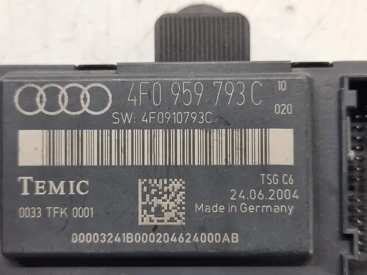 Audi A6 S6 C6 4F (2004 - 2008) 4F0959793C Блок управления дверью — фото 4