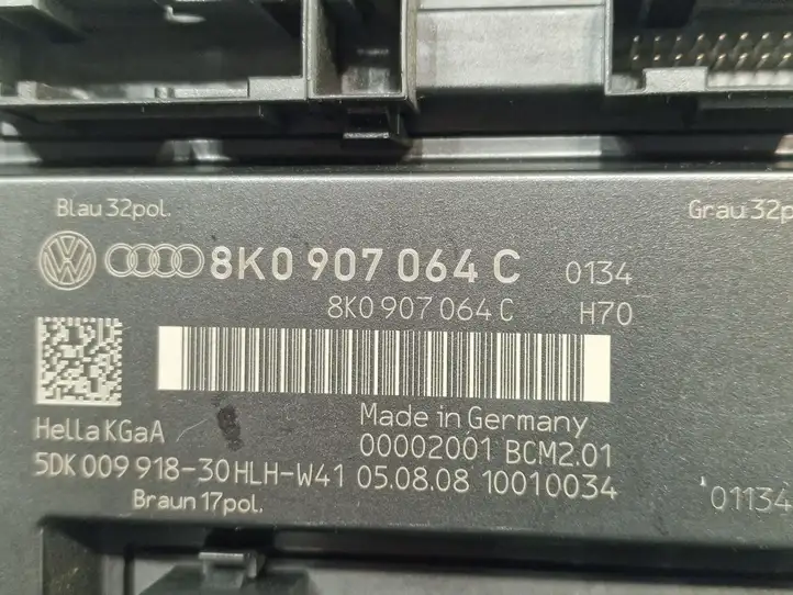 Audi A4 S4 B8 8K (2007 - 2011) 8K0907064C Модуль комфорта — фото 5