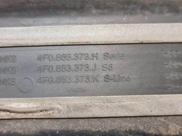 Audi A6 S6 C6 4F (2008 - 2011) 4F0853373J Внутренняя отделка переднего порога — фото 3
