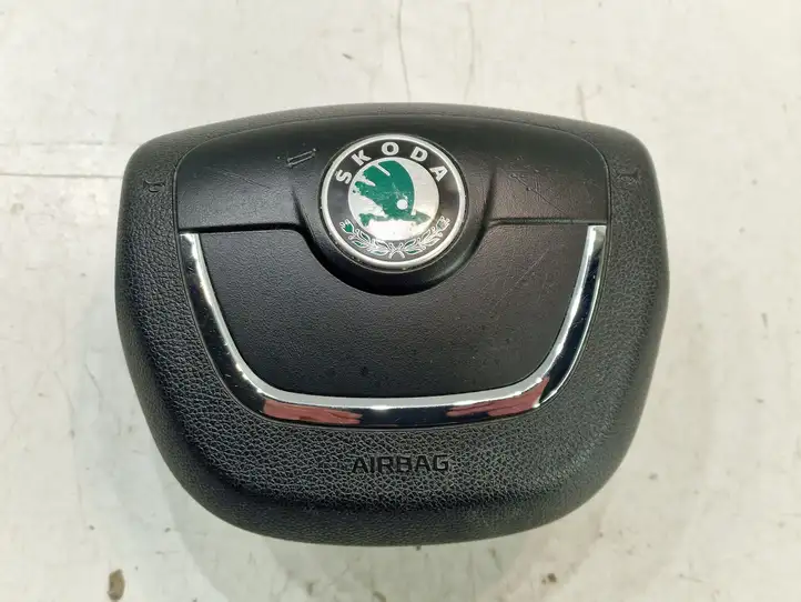 Skoda Octavia Mk2 (1Z) (2004 - 2013) 1Z0880201AR Подушка безопасности руля — фото 1