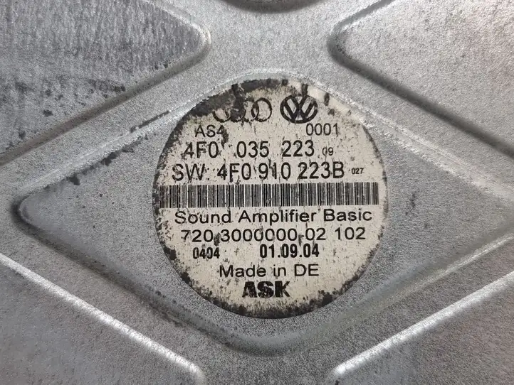 Audi A6 S6 C6 4F (2004 - 2008) 4F0035223 Усилитель звука — фото 6