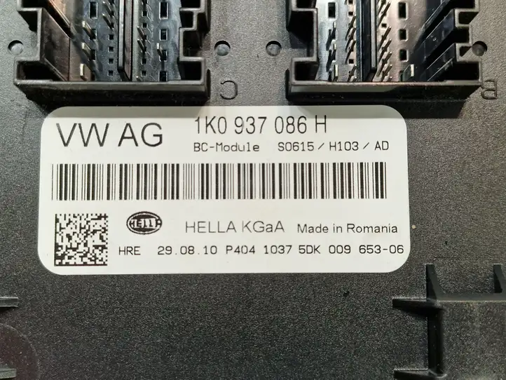 Volkswagen Golf VI (2009 - 2013) 1K0937086H Модуль комфорта — фото 3
