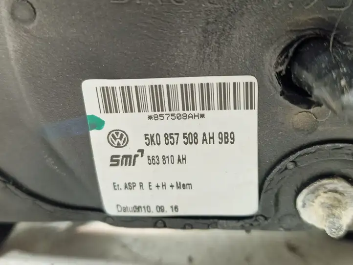 Volkswagen Golf VI (2009 - 2013) 5K0857508AH Боковое зеркало с электроприводом — фото 8