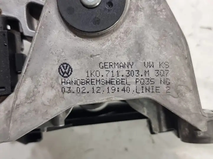 Volkswagen Golf VI (2009 - 2013) 1K0711303M Ручка отпускания ручника — фото 4