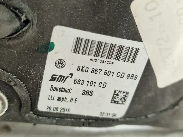 Volkswagen Golf VI (2009 - 2013) 5K0857501CD Боковое зеркало с электроприводом — фото 9