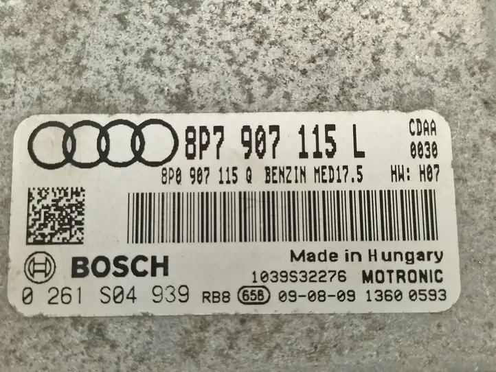 Audi A3/S3 8P (2008 - 2013) 8P7907115L Блок управления двигателем (ЭБУ) — фото 3