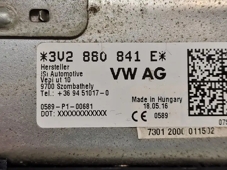 Skoda Superb B8 (3V) (2015 - 2023) 3V2880841 Коленная подушка безопасности — фото 3