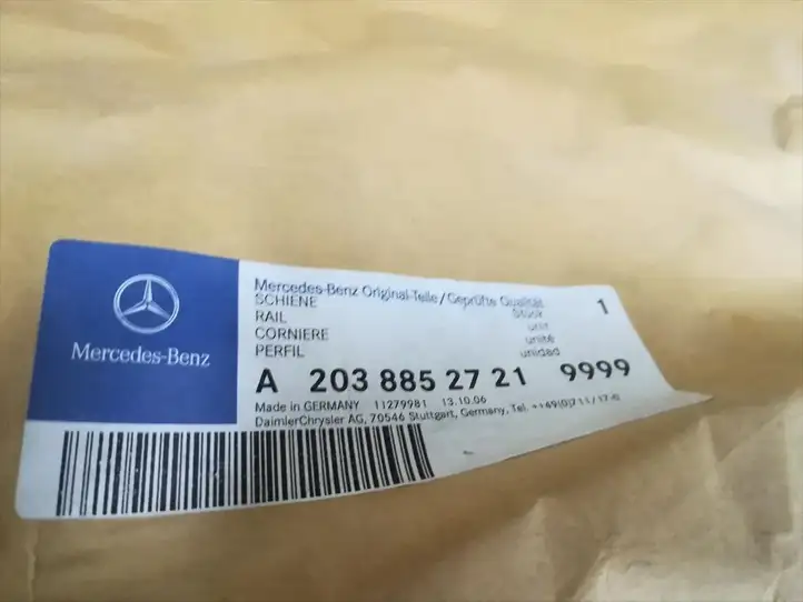 Mercedes-Benz C W204 (2007 - 2014) A2038852721 Нижняя часть заднего бампера — фото 5