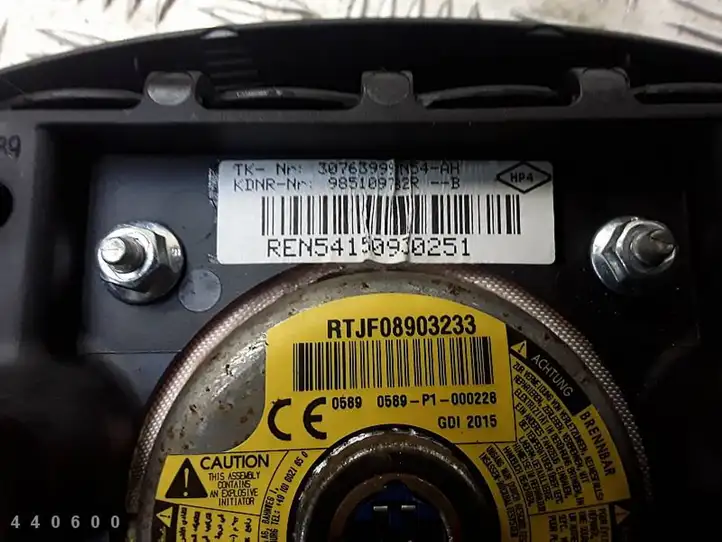 Dacia Sandero (2012 - 2016) 3064537 Подушка безопасности руля — фото 2