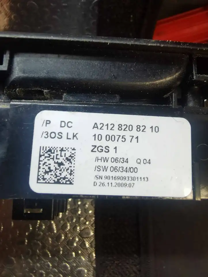 Mercedes-Benz E W212 (2009 - 2016) A2128208210 Блок кнопок стеклоподъемников — фото 2