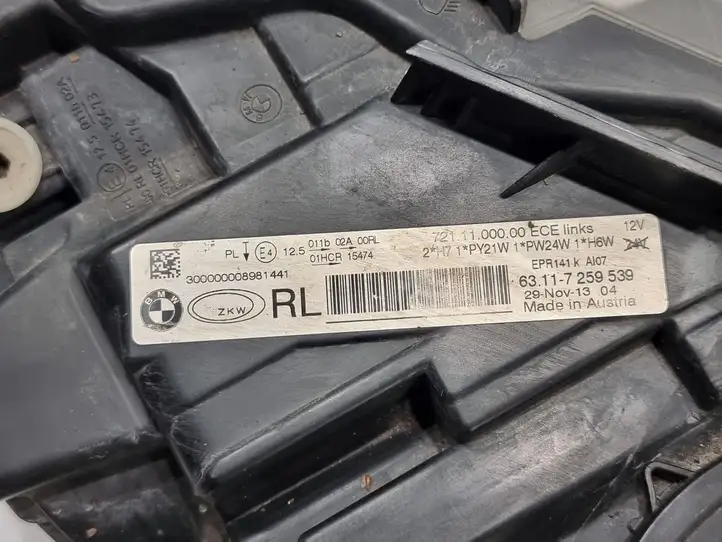 BMW 3 F30 F35 F31 (2012 - 2018) 63117259539 Передняя фара — фото 8