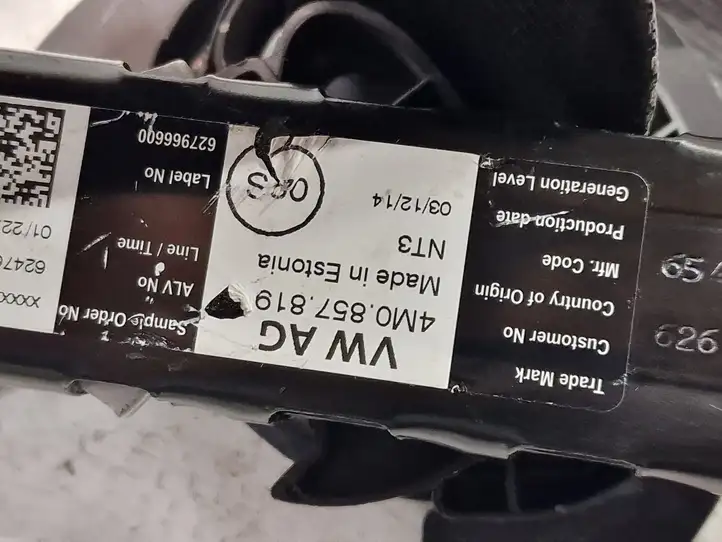 Volkswagen PASSAT B8 (2015 - ) 3G1857706E Передний ремень безопасности — фото 9