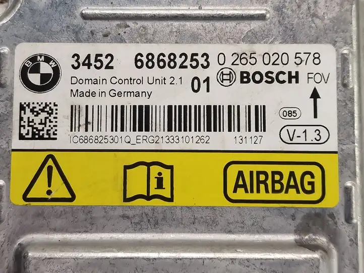 BMW 3 F30 F35 F31 (2012 - 2018) 34526868253 Блок управления SRS — фото 2