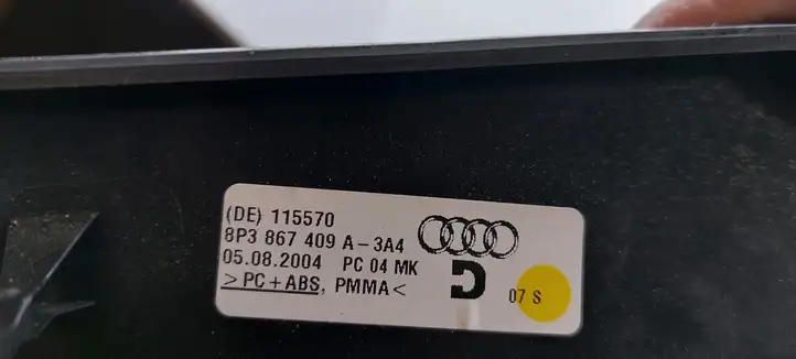 Audi A3/S3 8P (2004 - 2008) 8P3867409 Декоративная накладка передней двери — фото 4