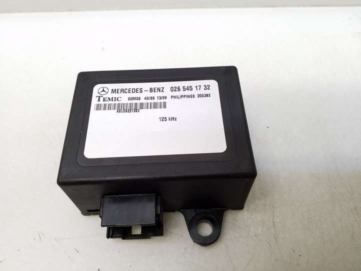 Mercedes-Benz Sprinter W901 W902 W903 W904 (1995 - 2007)  0265451732 Блок управления иммобилайзера
