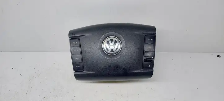 Volkswagen Touareg I (2002 - 2010) 7L6880201 Подушка безопасности руля — фото 4