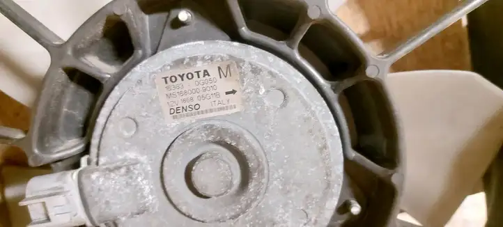 Toyota Avensis T250 (2006 - 2009) 163630G050 Электровентилятор радиатора — фото 3