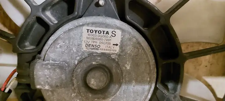 Toyota Avensis T250 (2006 - 2009) 163630G050 Электровентилятор радиатора — фото 5