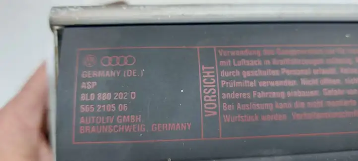 Audi A3/S3 8L (2000 - 2003) 8L0880202 Подушка безопасности пассажира — фото 3