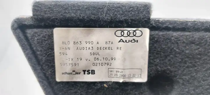 Audi A3/S3 8L (2000 - 2003) 8L0863990 Прочая отделка багажника — фото 3