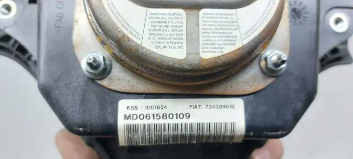 Fiat Croma (2005 - 2011) 735399616 Подушка безопасности руля — фото 5