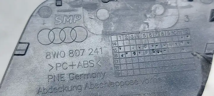 Audi A4 S4 B9 (2015 - 2019) 8W0807241 Заглушка буксировочной петли — фото 2