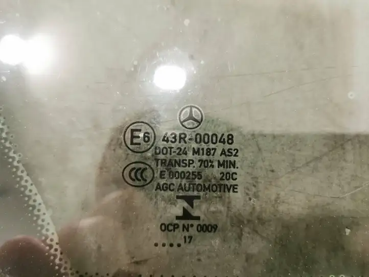 Mercedes-Benz E W213 (2016 - ) 43R00048 Заднее боковое стекло — фото 3