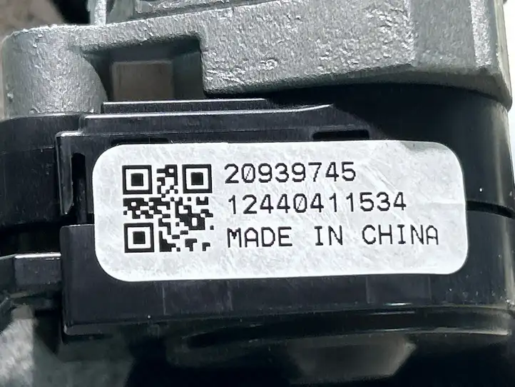 Opel Astra J (2009 - 2012) 20939745 Контактная группа замка зажигания — фото 3