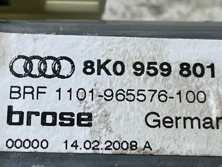 Audi A4 S4 B8 8K (2007 - 2011) 8K0959801 Мотор стеклоподъемника передний — фото 3