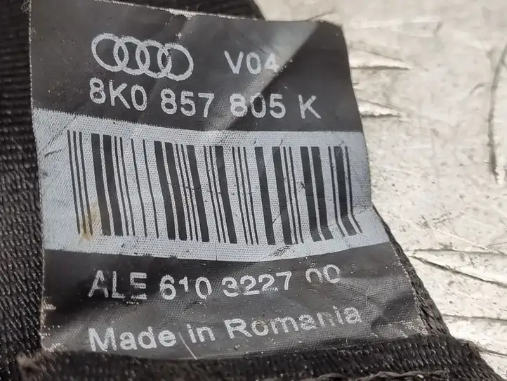Audi A4 S4 B8 8K (2007 - 2011) 8K0857805K Задний ремень безопасности — фото 2