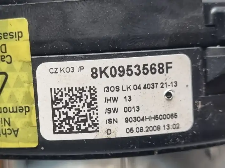 Audi A4 S4 B8 8K (2007 - 2011) 8K0953568F Контактное кольцо SRS — фото 2