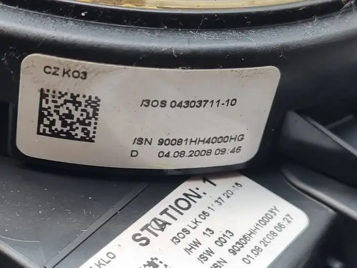 Audi A4 S4 B8 8K (2007 - 2011) 8K0953568F Контактное кольцо SRS — фото 3
